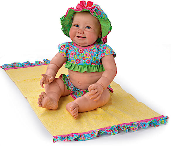 The Ashton-Drake Galleries So Truly Real Beach Baby Baby Doll