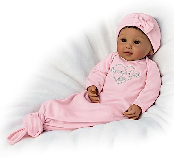 The Ashton-Drake Galleries Mommy's Girl Lifelike Baby Doll With Magnetic Pacifier