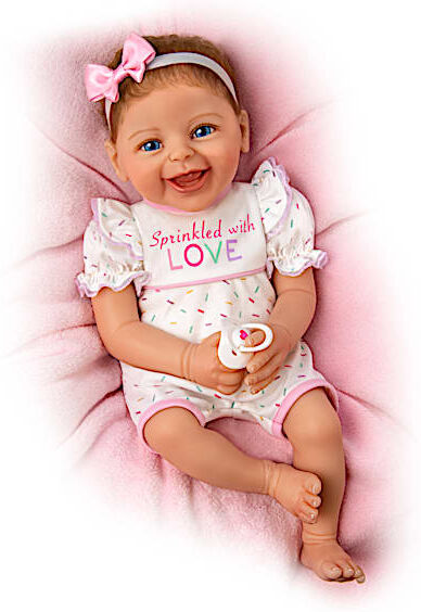 The Ashton-Drake Galleries Sprinkled With Love Lifelike Baby Doll By Ina Volprich