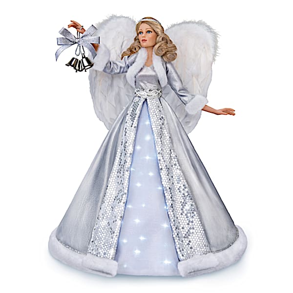 The Ashton-Drake Galleries Carol Of The Bells Poseable Angel With Lights And Music