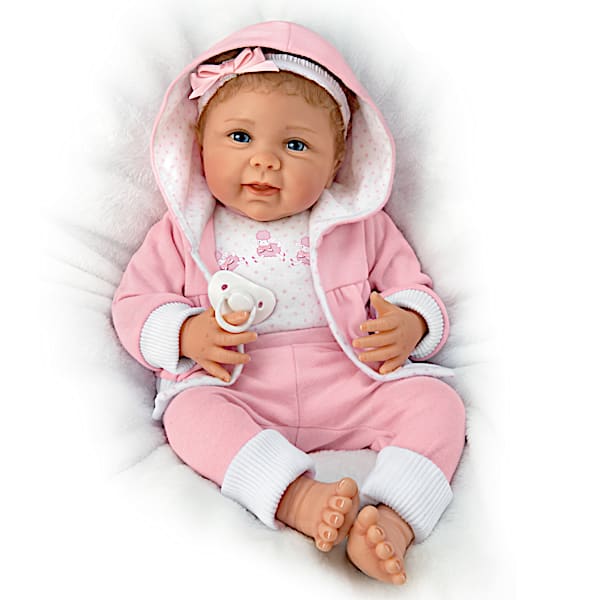 The Ashton-Drake Galleries I Sure Do Love Ewe Lifelike Baby Doll By Linda Murray