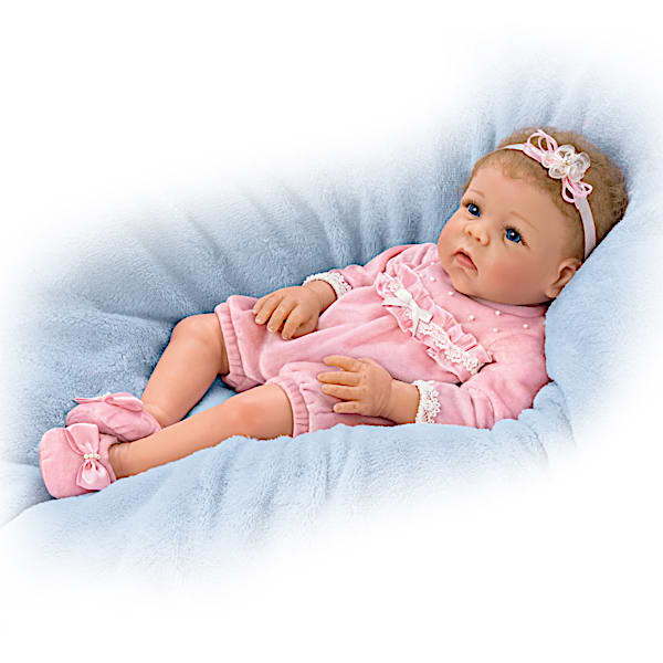 The Ashton-Drake Galleries A Dream Come True Authentic Silicone Baby Doll