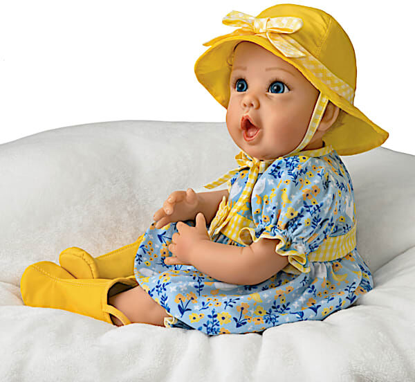 The Ashton-Drake Galleries Interactive Baby Doll Babbles Like She's Singing