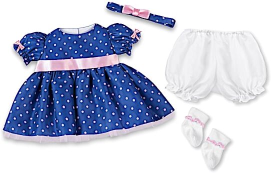 The Ashton-Drake Galleries 4-Piece Baby Doll Party Dress Set By Victoria Jordan