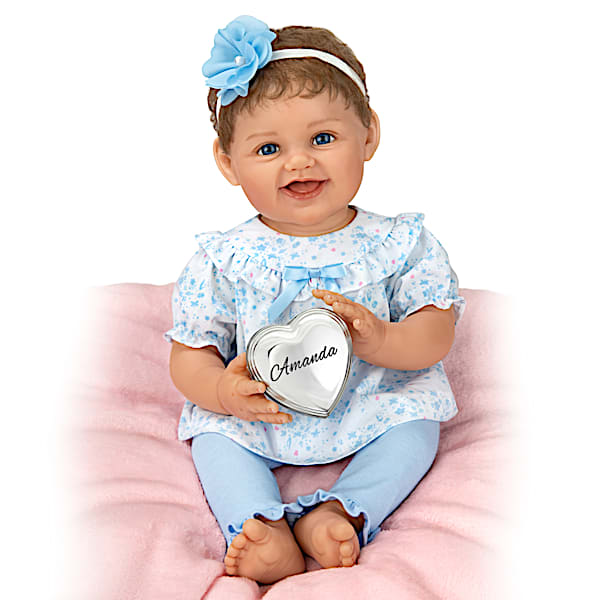 The Ashton-Drake Galleries Lifelike Baby Doll With A Lasting Expression Of Love