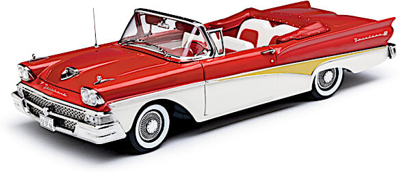 The Hamilton Collection 1:18-Scale 1958 Ford Fairlane 500 Sunliner Diecast Car