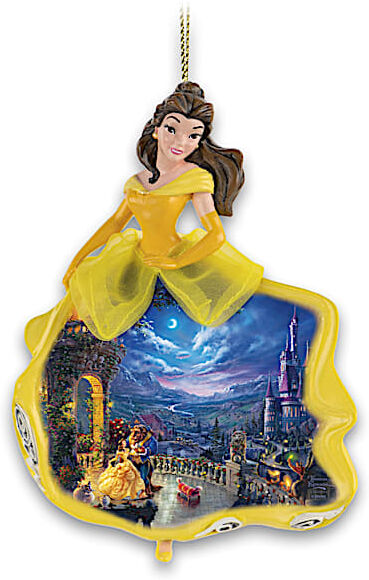 The Ashton-Drake Galleries Disney Princess Ornaments Featuring Thomas Kinkade Artwork