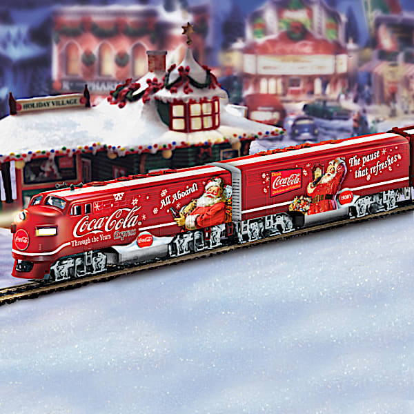 Hawthorne Village COCA-COLA Christmas Express Train Collection: Through The Years