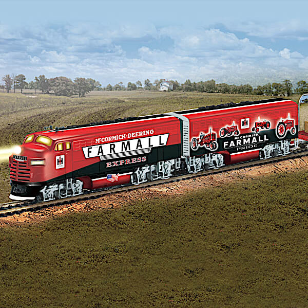 Hawthorne Village Farmall Tractor Express HO-Scale Train Collection: Farmall Delivers