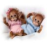 The Ashton-Drake Galleries Monkey Baby Doll Set: Double Trouble