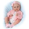 The Ashton-Drake Galleries Perfect In Pink Annika Lifelike Poseable Baby Doll