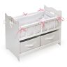 The Ashton-Drake Galleries Baby Doll Crib With Pillow Set And Removable Baskets