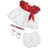 The Ashton-Drake Galleries Candy Cane Christmas Baby Doll Ensemble Accessory Set