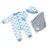 The Ashton-Drake Galleries Elephant Sleeper And Blanket 3-Piece Baby Doll Accessory Set