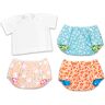 The Ashton-Drake Galleries Reversible Seasonal Baby Doll Diaper Covers & Tee-Shirt Set