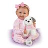 The Ashton-Drake Galleries Interactive Layla Doll With Plush Puppy Giggle And Bark