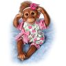 The Ashton-Drake Galleries Precious Poppy Poseable Lifelike Monkey Doll