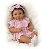 The Ashton-Drake Galleries Camila Lifelike Baby Doll In Custom Outfit By Sherry Rawn