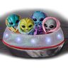 The Ashton-Drake Galleries Miniature Alien Silicone Baby Collection With UFO Display