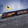 Hawthorne Village CAPED CRUSADERS Illuminated Electric Train Collection