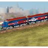 Hawthorne Village Buffalo Bills Electric Train With Lighted Locomotive