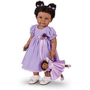 The Ashton-Drake Galleries Ping Lau Take Me To Church Child Doll And Plush Angel Set