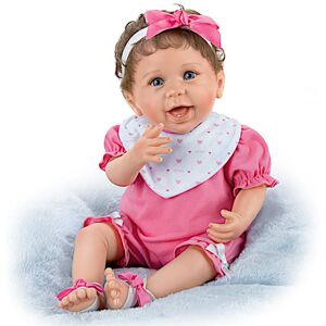 The Ashton-Drake Galleries My First Tooth Lifelike Baby Girl Doll By Linda Murray