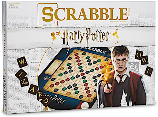 The Hamilton Collection HARRY POTTER SCRABBLE With HARRY POTTER Cards