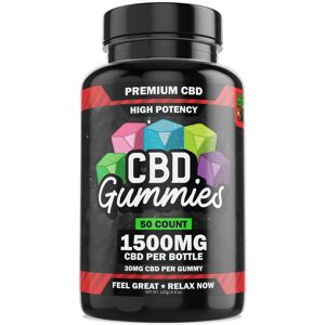 Hemp Bombs 50-Count High Potency CBD Gummies