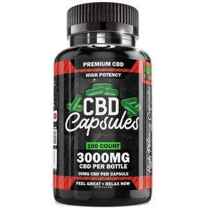 Hemp Bombs 100-Count High Potency CBD Capsules