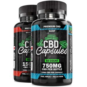 Hemp Bombs Day and Night CBD Capsules Bundle