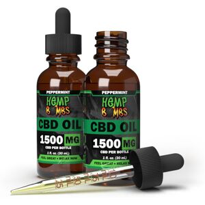 Hemp Bombs 1500mg Peppermint CBD Oil Bundle