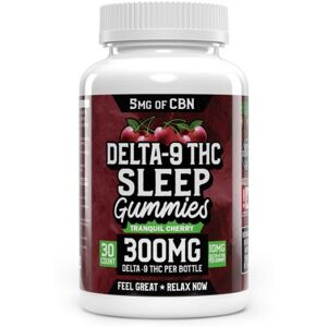 Hemp Bombs 30ct Delta 9 Sleep Gummies
