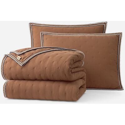 Devon UGG®braid TOB Set T/TXL Microfiber Bedding in Chestnut Devon UGG®braid TOB Set T/TXL Microfiber Bedding in Chestnut