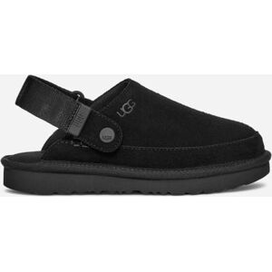 UGG® Kids' Goldenstar Clog Suede Shoes in Black, Size 2K