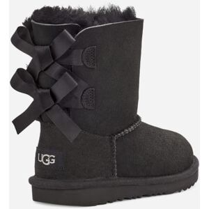 UGG® Kids' Bailey Bow II Boot Sheepskin Classic Boots in Black/, Size 13K
