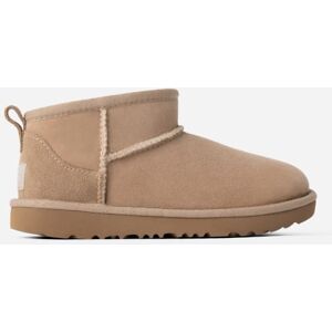 UGG® Kids' Classic Ultra Mini Sheepskin Classic Boots in Sand, Size 2K