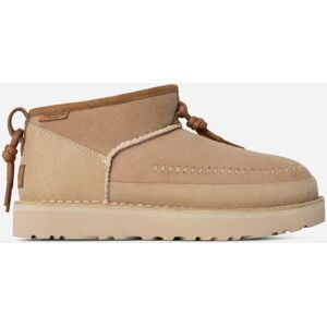 UGG® Ultra Mini Crafted Regenerate Sheepskin Classic Boots in Sand, Size M 3/W 4