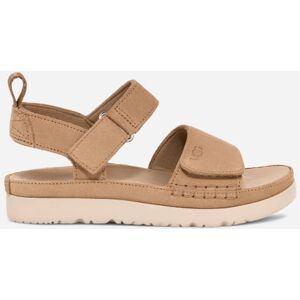UGG® Kids' Goldenstar Suede Sandals in Sand, Size 5K