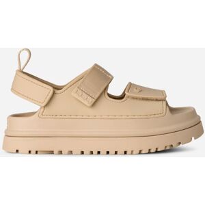 UGG® Kids' GoldenGlow/Textile Sandals in Sea Salt, Size 13K