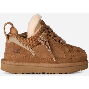 UGG® Toddlers' Lowmel Suede/Textile Shoes in Chestnut, Size 11T