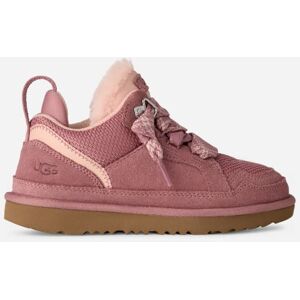 UGG® Kids' Lowmel Canvas/Suede/Recycled Materials Shoes in Pink Dawn, Size 4K