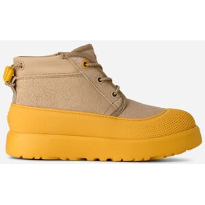 UGG® Kids' Neumel Weather Hybrid Suede Classic Boots in Mustard Seed/Summer Wheat, Size 6K