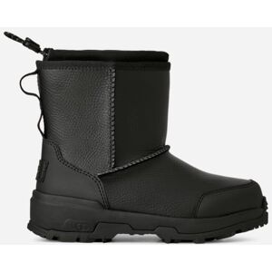 UGG® Toddlers' Adirondack Boot XXV Pull-On Leather Boots in Black, Size 6K