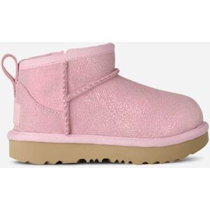 UGG® Toddlers' Classic Ultra Mini Dazzle Suede Classic Boots in Ribbon Candy, Size 12T