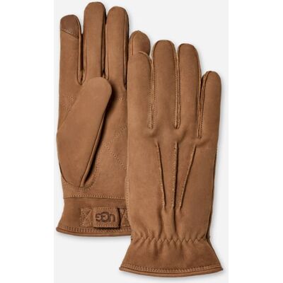UGG® Men's 3 Point Leather Glove in Brown/, Size XL UGG® Men's 3 Point Leather Glove in Brown/, Size XL