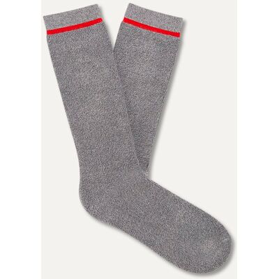 UGG® Men's Kyro Cozy Crew Sock Bamboo Rayon in Marled Grey UGG® Men's Kyro Cozy Crew Sock Bamboo Rayon in Marled Grey