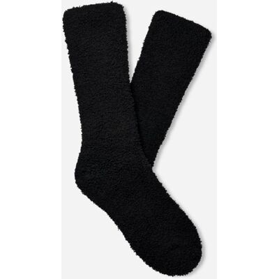 UGG® Men's Fincher Ultra Cozy Crew Polyester Blend/Recycled Materials in Black/ UGG® Men's Fincher Ultra Cozy Crew Polyester Blend/Recycled Materials in Black/