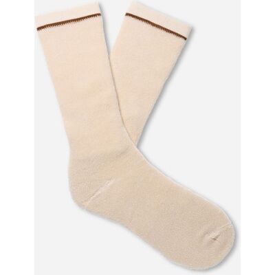UGG® Men's Kyro Cozy Crew Sock Bamboo Rayon in Marled Cream UGG® Men's Kyro Cozy Crew Sock Bamboo Rayon in Marled Cream