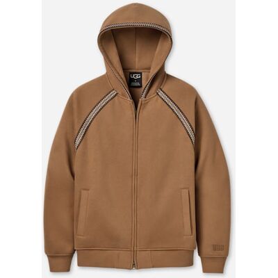 UGG® Men's Tasman Full-Zip Jacket in Chestnut, Size 2XL UGG® Men's Tasman Full-Zip Jacket in Chestnut, Size 2XL